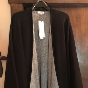 Calvin Klein poncho sweater jacket